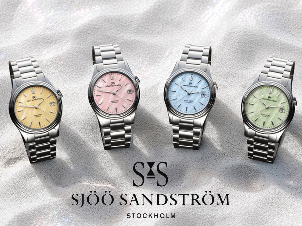 Sjöö Sandström Royal Steel Classic 36 grön pärlemor