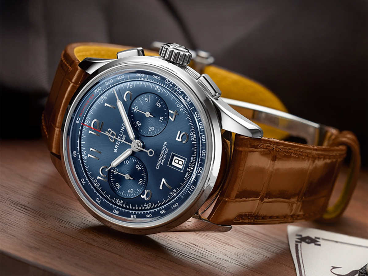 Breitling Premier B01 Chronograph 42 blå
