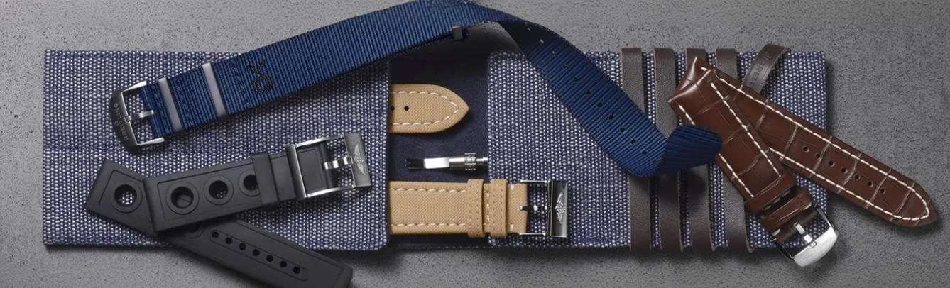 Breitling Alligator Brun 22 mm C-spänne