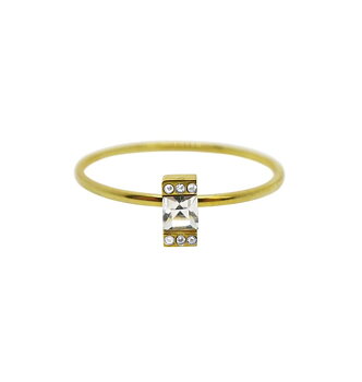 WOS STONE RING • CLEAR 