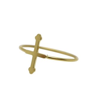 WOS KORS RING • GULD 