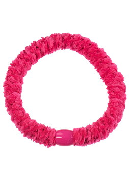 Ny! Hårsnodd Kknekki Velvet Strong pink
