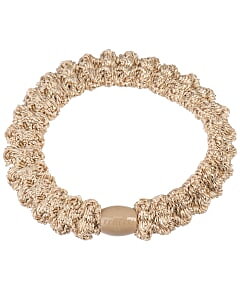 Hårsnodd Kknekki Lace Beige glitter