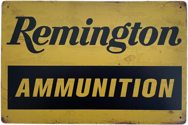 Plåtskylt Remington