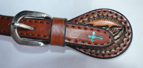Sporremmar Turquoise Cross Coco Feather | Herr - 3