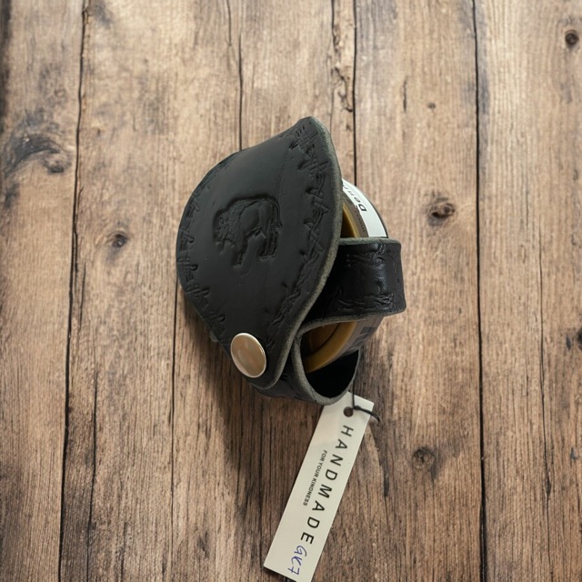 Snusdoshållare Svart Läder Bison - 2