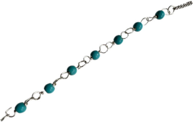 Halsband Silver Turkos - 2