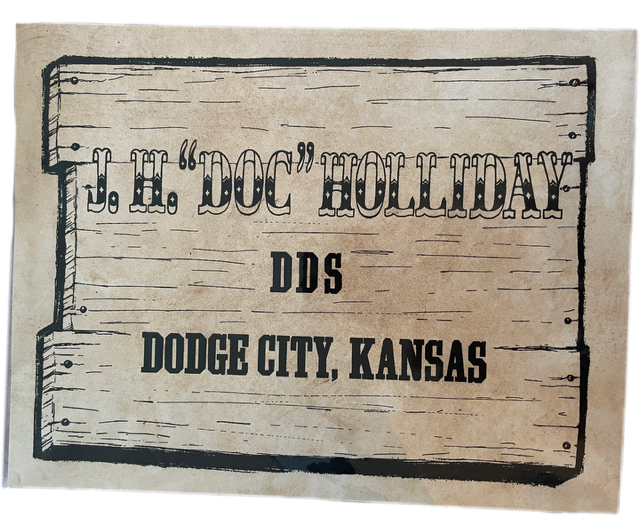 Poster J.H "Doc" Holliday