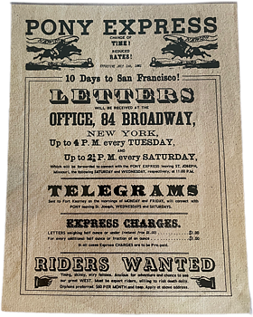 Poster Pony Express