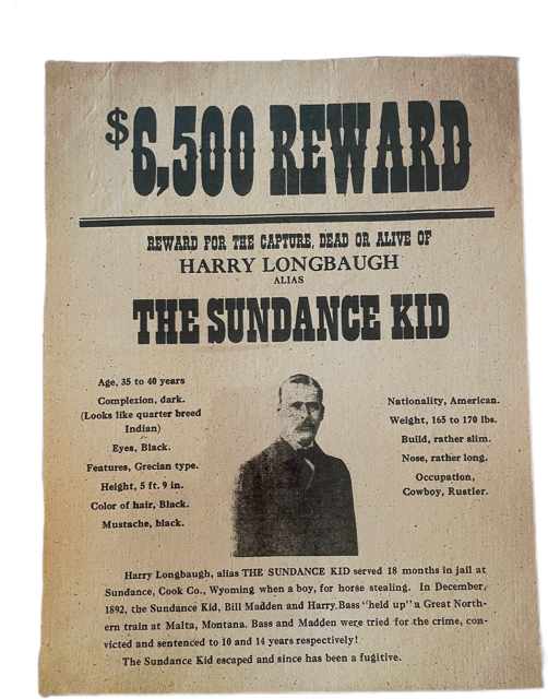 Poster Reward The Sundance Kid