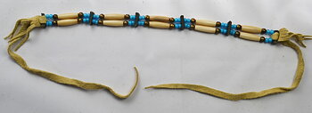 Choker Two Rows | Blå