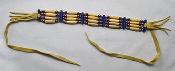 Choker Four Rows | Blå
