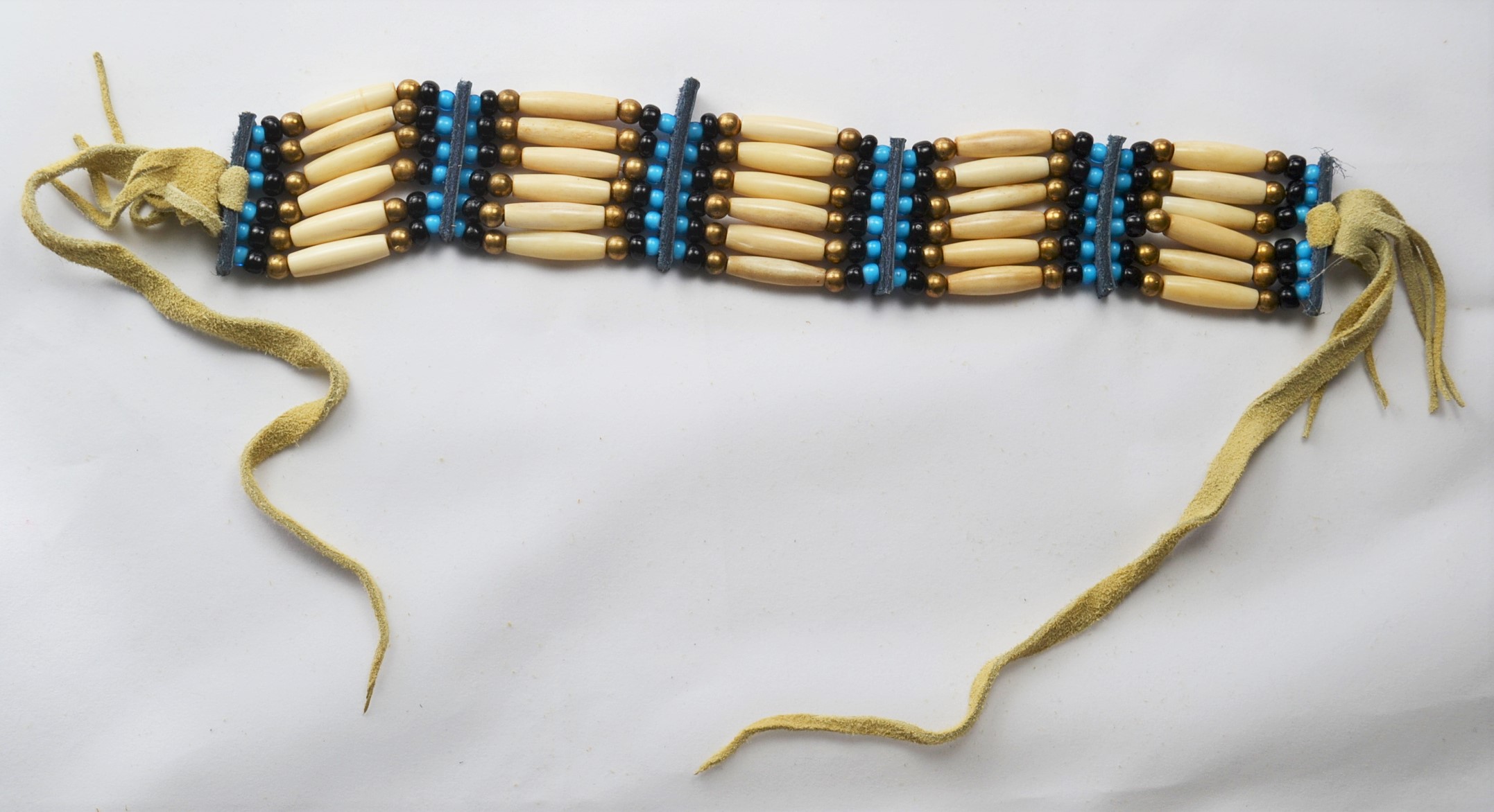 Choker Six Rows | Blå