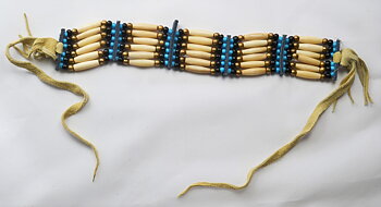 Choker Six Rows | Blå