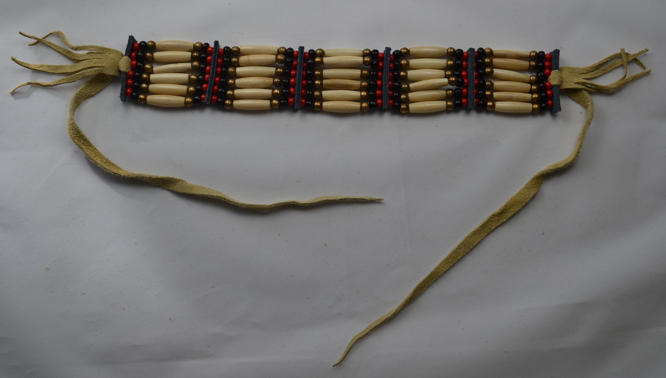 Choker Six Rows | Röd