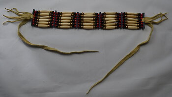 Choker Six Rows | Röd