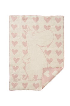 Moomin heart barnfilt 