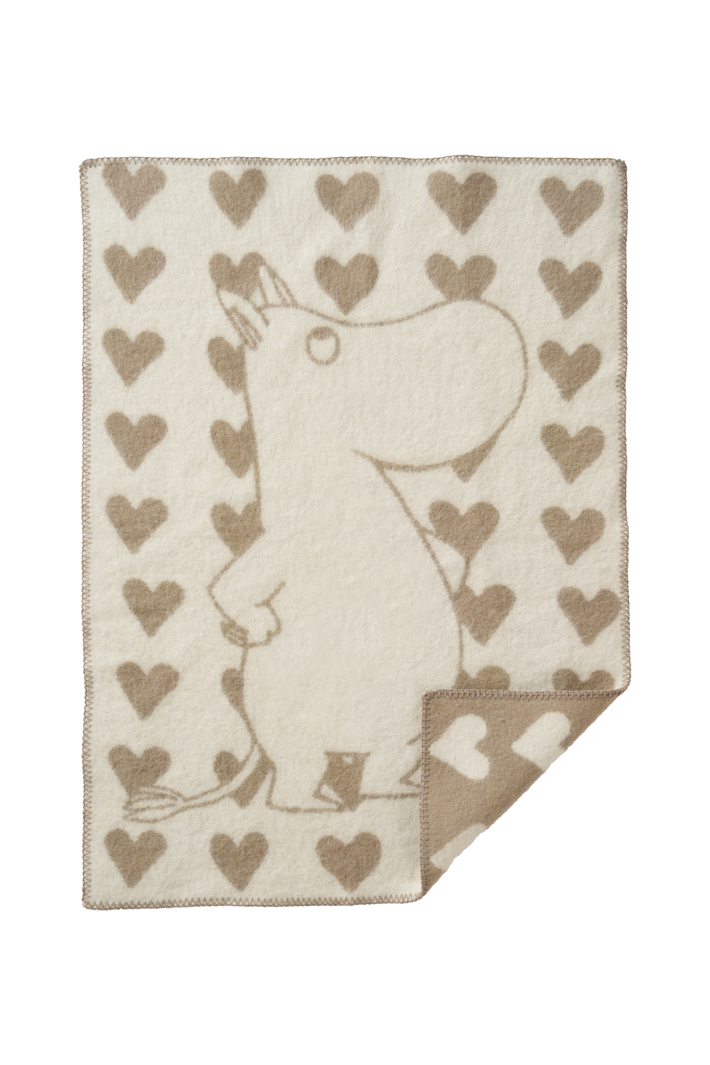Moomin heart barnfilt 