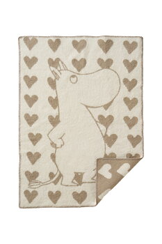 Moomin heart barnfilt 