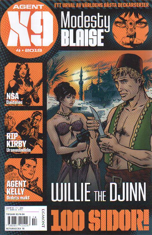 Agent X9 nr 4 2019, Modesty Blaise - Wille the djinn