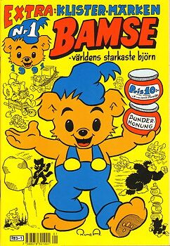 Bamse nr 1 1991, Extra! klister-märken