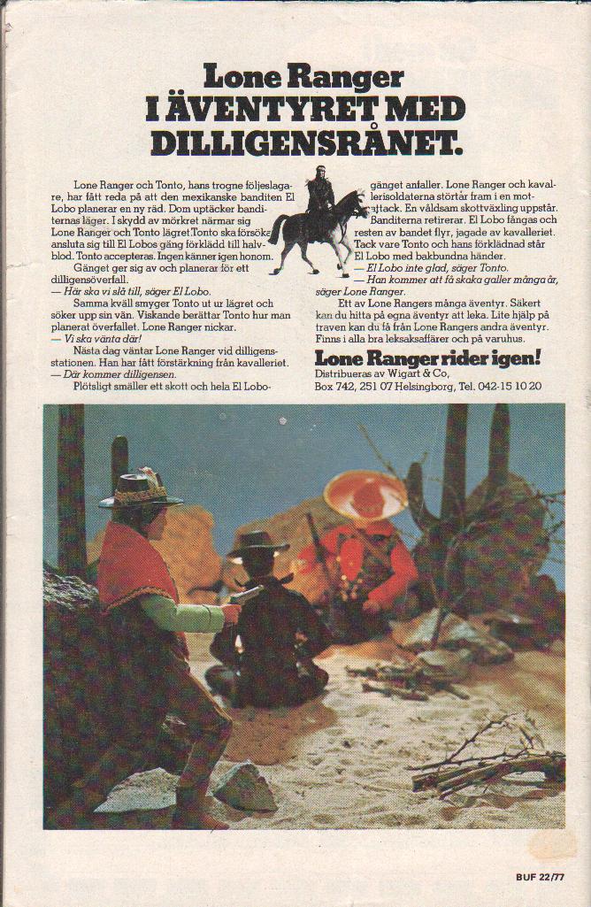 Buffalo nr 22 1977 Begagnad - 2