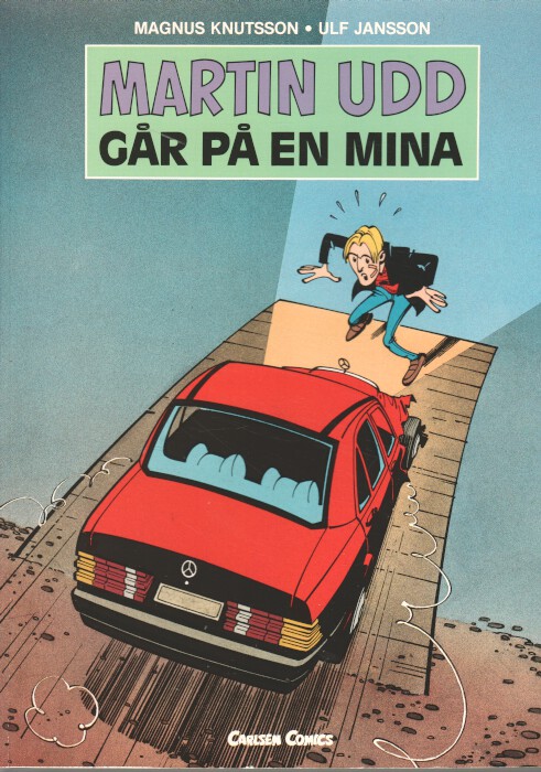 Martin Udd går på en mina