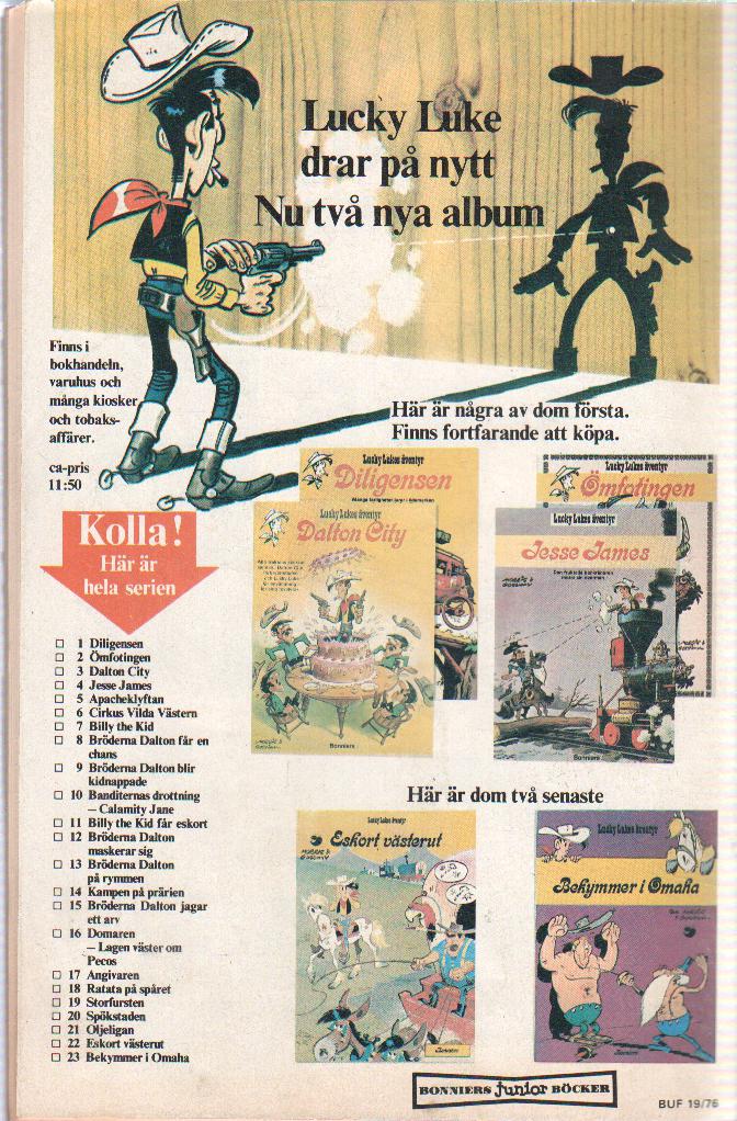 Buffalo nr 19 1976 Begagnad - 2