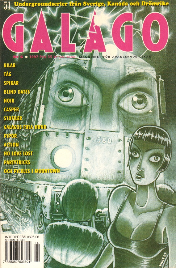 Galago nr 1997 nr 6, Undergroundserier från Sverige, Kanada och Drömrike