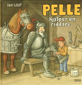 Jan Lööf Pelle hjälper en riddare