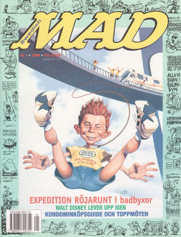 Swedish MAD 1998 nr 1 Begagnad