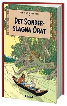 Tintin nr 6 Det sönderslagna örat Nyutgåva (Kartago)