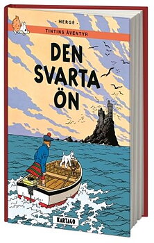 Tintin nr 7 Den svarta ön Nyutgåva (Kartago)