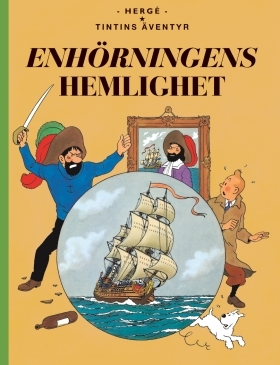 Tintin nr 11 Enhörningens hemlighet Nyutgåva (Kartago)