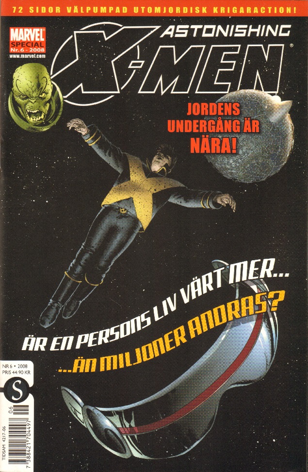 Marvel Special nr 6 - 2008, X-men Jordens undergång är nära!
