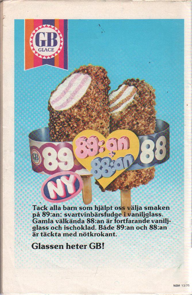 Seriemagasinet nr 13 1975 Begagnad - 2