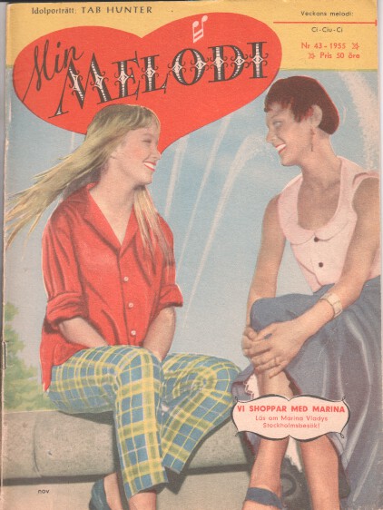 Min melodi nr 43 1955 Begagnad