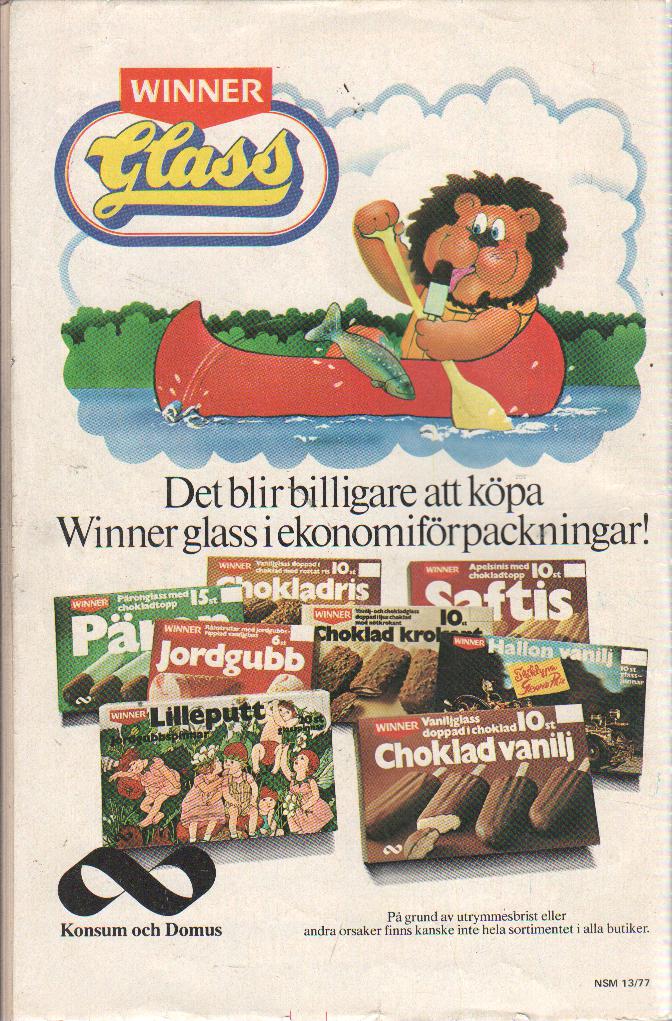 Seriemagasinet nr 13 1977 Begagnad - 2