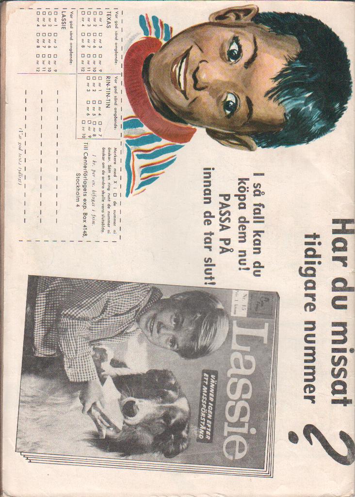 Rin tin tin nr 13 1960 Begagnad - 2