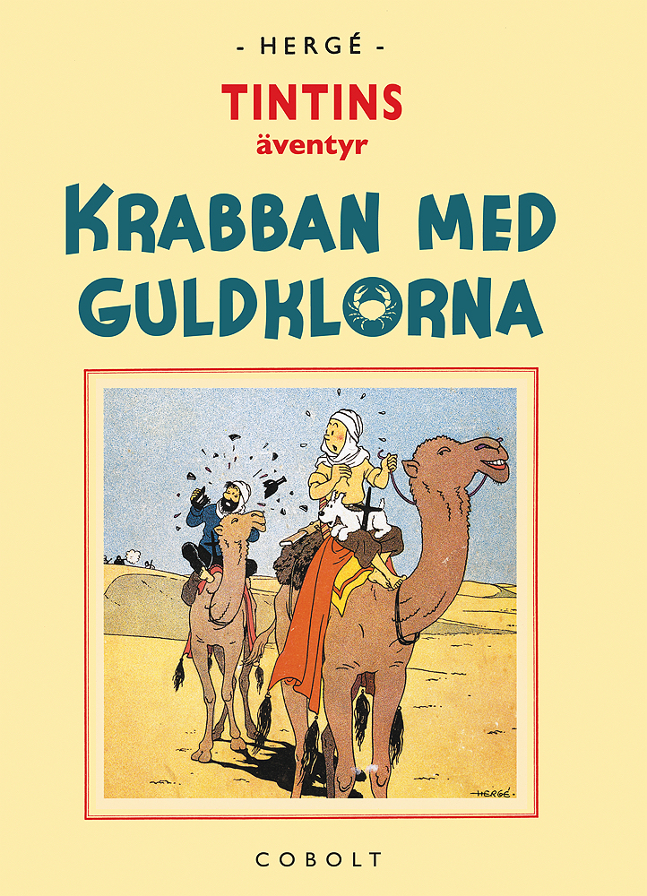 Tintin Krabban med guldklorna Retroutgåva