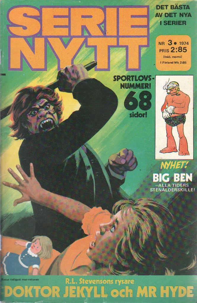 Serie-nytt nr 3 1974 Begagnad