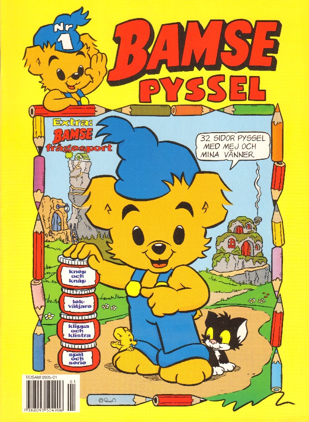 Bamse Pyssel nr 1 2000, 32 sidor pyssel