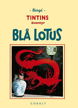 Tintin Blå Lotus - Retroutgåva