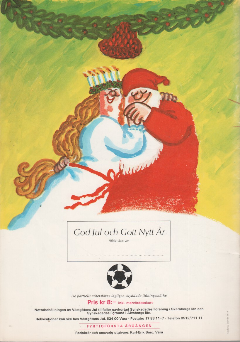 Västgötens Jul 1979, Begagnad - 2