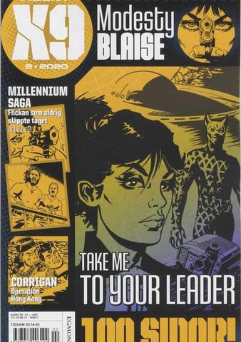 Agent X9 nr 2 2020, Modesty Blaise - Take me to your leader