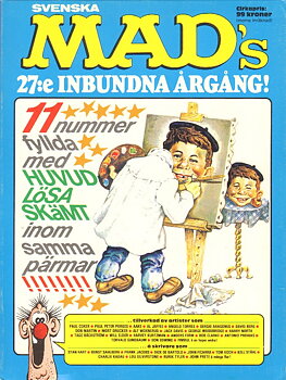 Svenska MAD´s 27:e inbundna årgång 1986