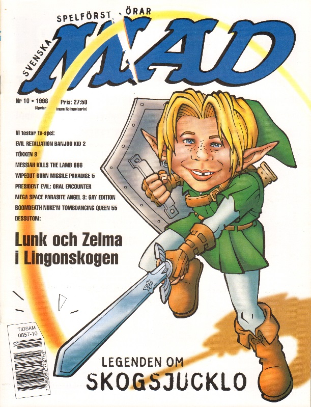 Svenska MAD 1998 nr 10, Lunk och Zelma i lingonskogen