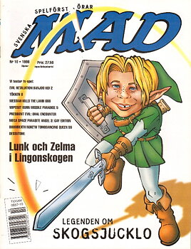 Svenska MAD 1998 nr 10, Lunk och Zelma i lingonskogen