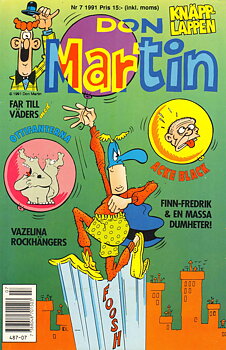 Don Martin nr 7 1991, med Knäpplappen
