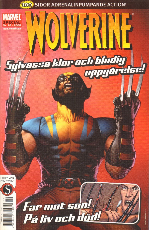 Marvel Special nr 10 - 2008,  Wolverine Sylvassa klor och blodig uppgörelse!